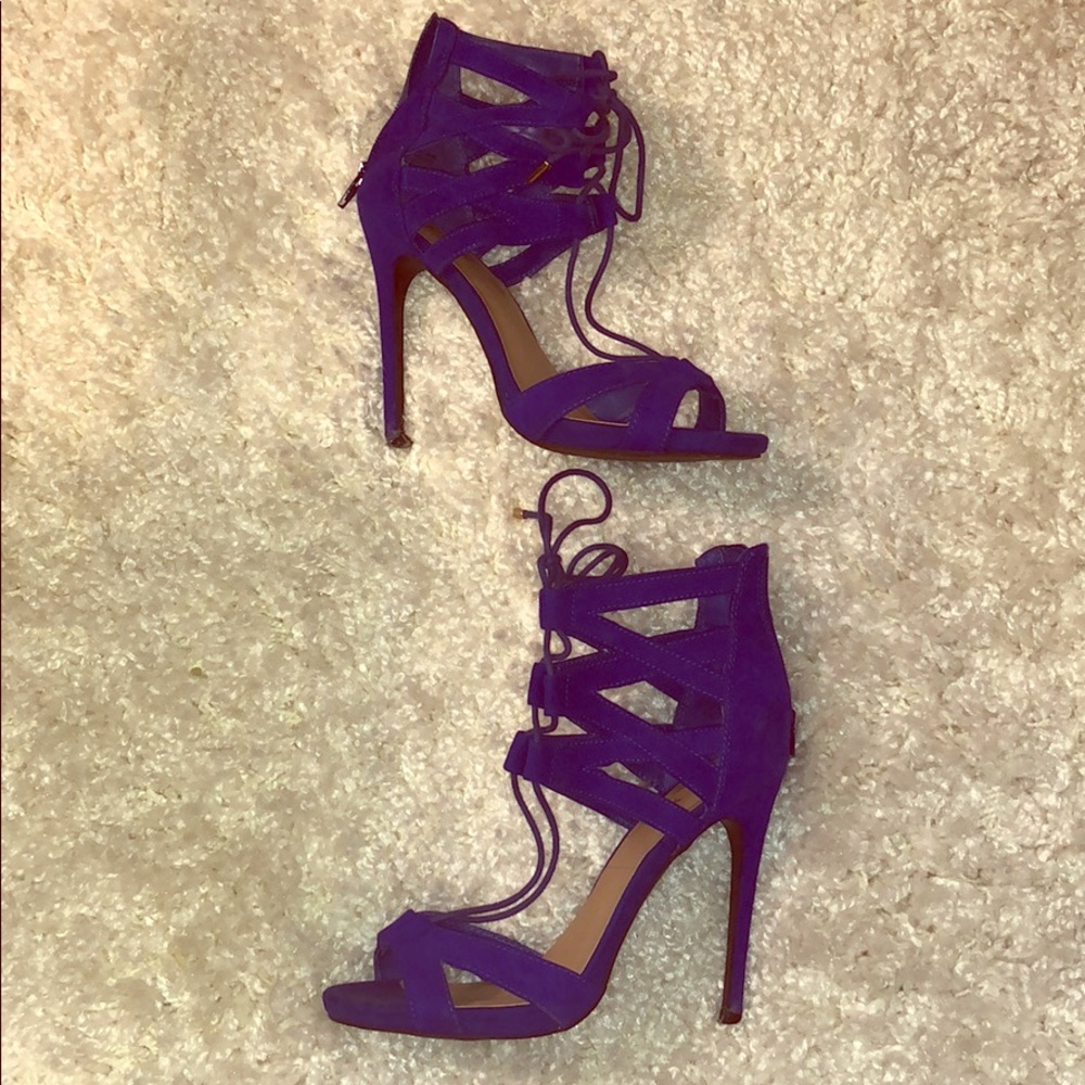 Colbalt Blue Heels. Size 8.5